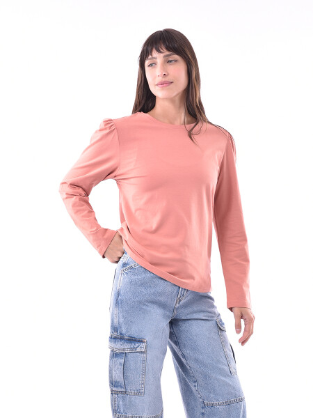 REMERA MOHANA MARRON MEDIO