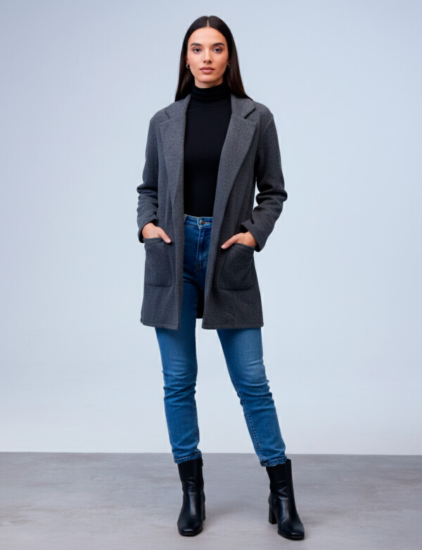 Blazer Cozy GRIS