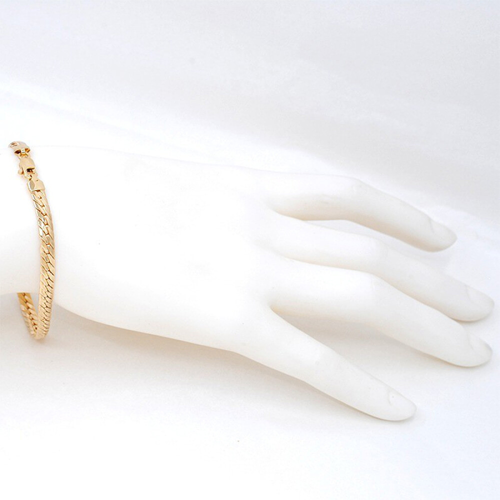 Pulsera Semirigida En Oro 18K Pulsera Semirigida En Oro 18K