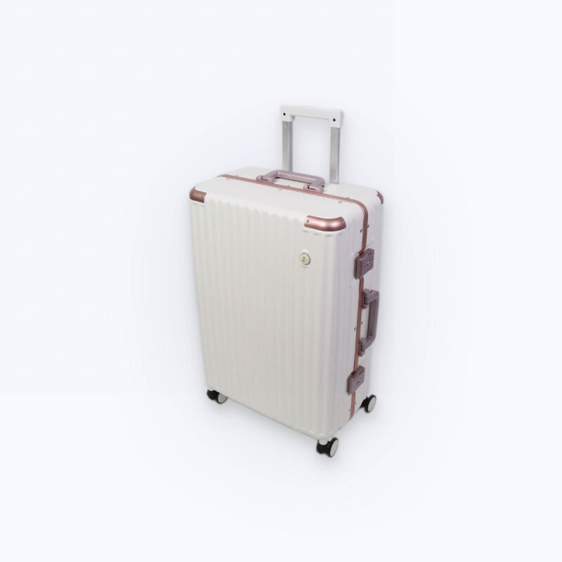 MALETA BLANCA/ROSE 24Pulg Unica