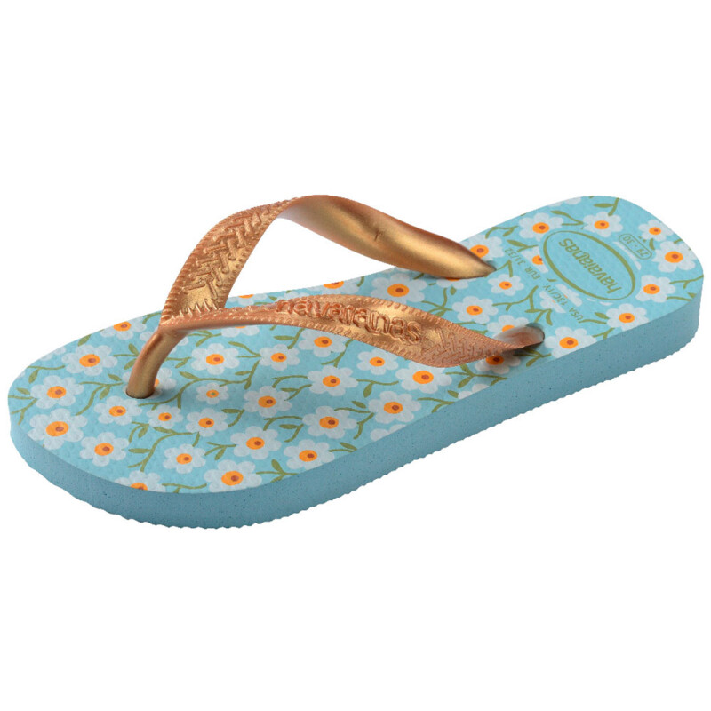 Sandalias de Niña Havaianas Flores Azul Flores