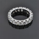 Anillo Sin Fin En Oro 18K Blanco Y Brillantes Anillo Sin Fin En Oro 18K Blanco Y Brillantes