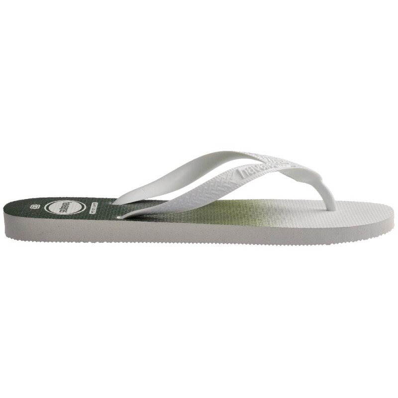 Sandalias Havaianas Top Basic FC Hombre Blanco Blanco Verde