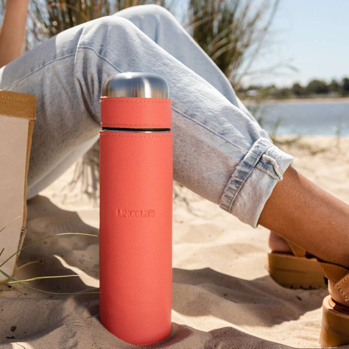 Termo 1 Litro Aries - Coral Pink Graneado Fino 