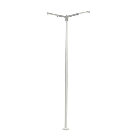 Columna 12mt con dos Brazos Blanca Columna 12mt Con Dos Brazos Blanca