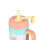 VASO SPLIT ROLER 650ML. Celeste