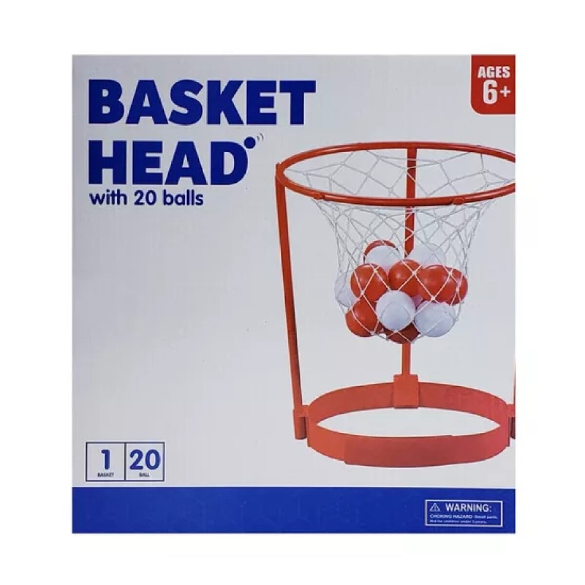 OUTLET Aro de basket para la cabeza 20 pelotas - Outlet Aro De Basket Para La Cabeza 20 Pelotas 