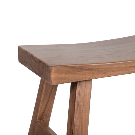 BANCO RECIBIDOR MADERA MARRON DENVER VINTAGE