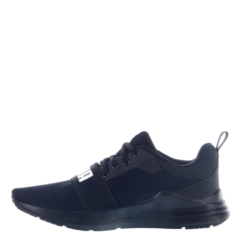 Championes de Niños Puma Wired Run Kids Negro - Blanco