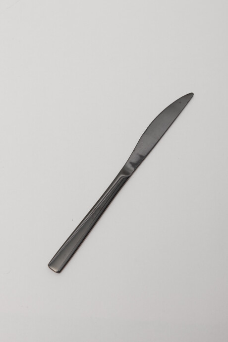 Cuchillo Asher Set 4un. Negro Brillante Color Unico