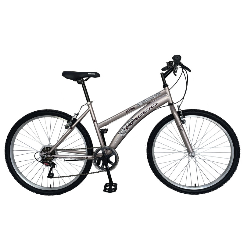 Bicicleta Baccio Alpina Lady Montaña rodado 26 con 6 cambios ROSA