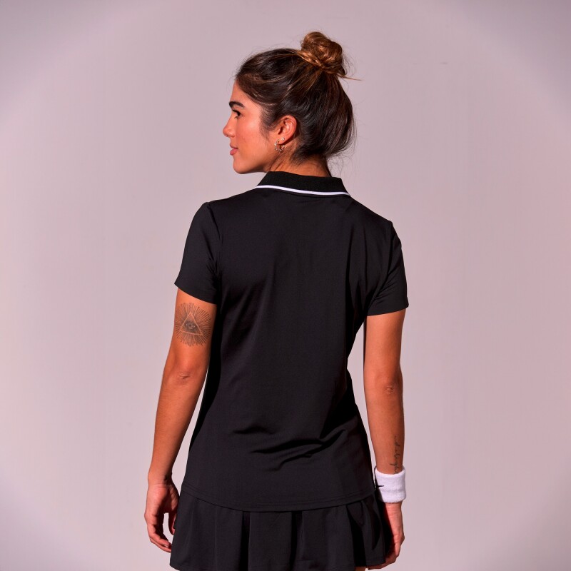 Polo Sophia de Mujer Negro
