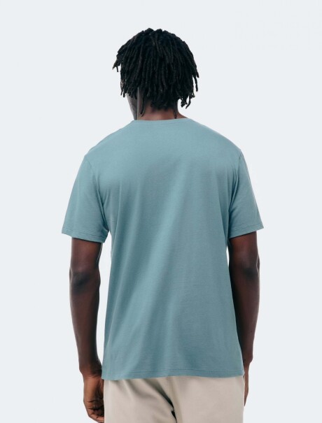 CAMISETA BÁSICA UNISSEX REGULAR WORLD VERDE