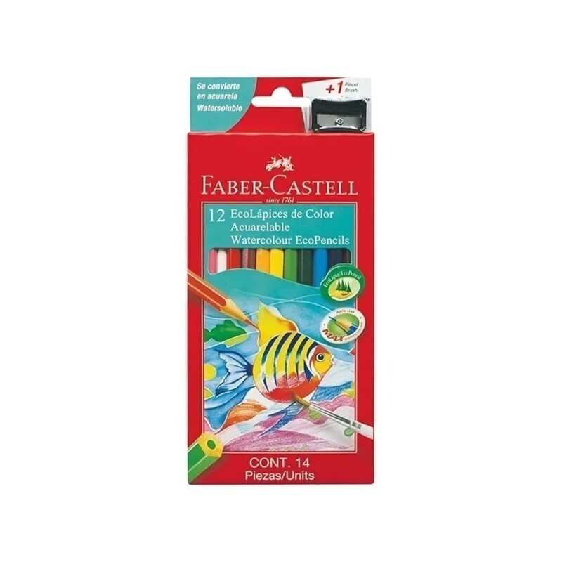 LAPIZ COLOR FABER ACUAR.X12 Lapiz Color Faber Acuar.x12