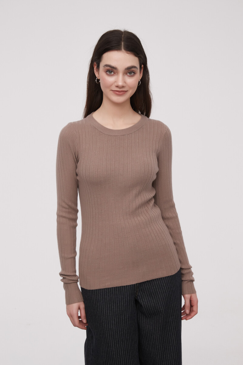 Remera Challa - Beige Oscuro 