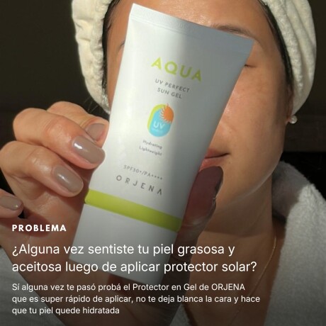 Protector Solar Orjena Aqua Uv Perfect Sun en Gel FPS50+ 50ml Protector Solar Orjena Aqua Uv Perfect Sun en Gel FPS50+ 50ml
