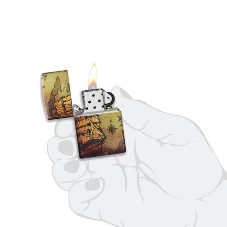 Encendedor Zippo Barco pirata - 49355 Encendedor Zippo Barco pirata - 49355