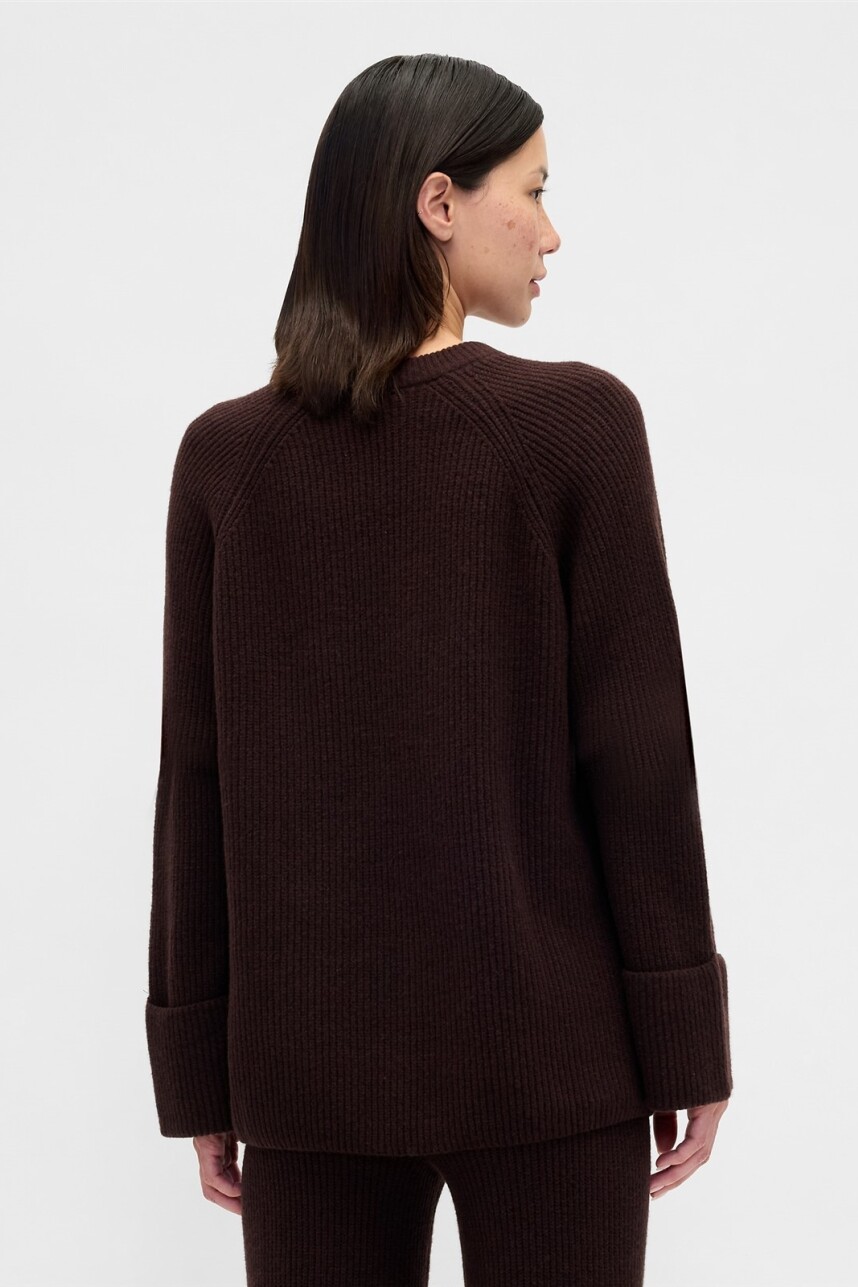 Buzo Cashsoft Mujer Terra Brown Hthr
