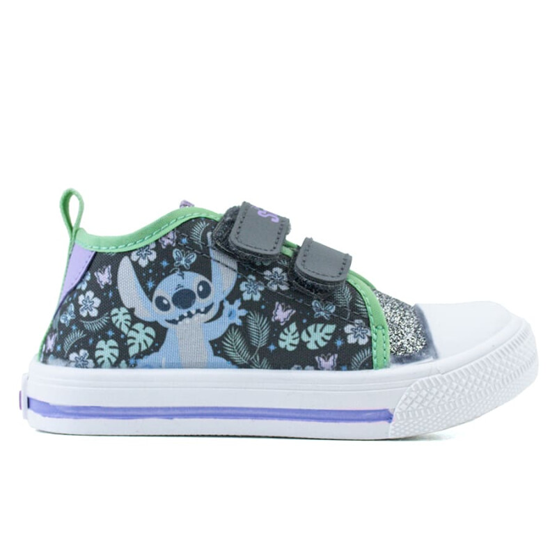 Championes Disney STITCH con velcro de Niños - STTCSS25004 Gris-verde Agua