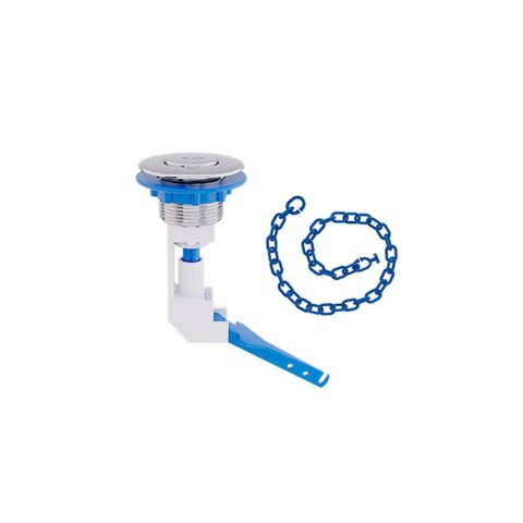 Botón cromado Blukit cisterna mochila Botón Cromado Blukit Cisterna Mochila
