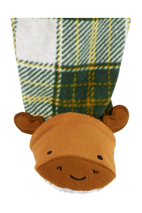Pijama una pieza de micropolar, con pie, diseño búfalo Pijama una pieza de micropolar, con pie, diseño búfalo