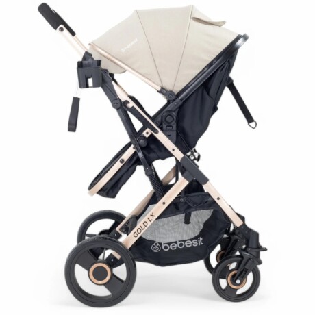 Coche VOX GOLD, Ruedas todo terreno, Asiento 2 en 1 con Moises, Bebesit color Beige Coche VOX GOLD, Ruedas todo terreno, Asiento 2 en 1 con Moises, Bebesit color Beige