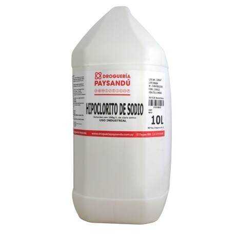 Hipoclorito de Sodio 10 L