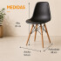 Silla ComboHome Eames Reforzada Pack X6 Negro 1