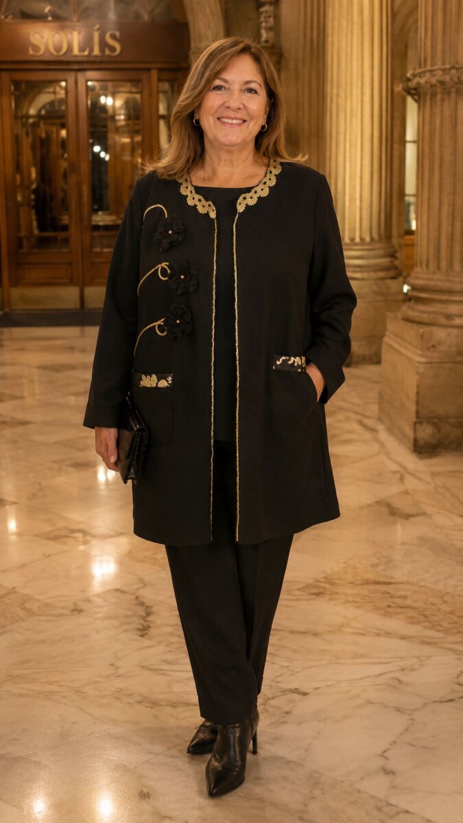 CHAQUETA BETTY - Negro 