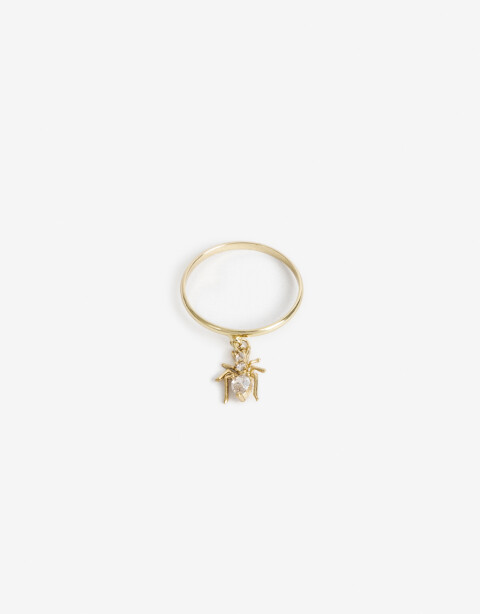 Anillos Chicos Cubic zirconia Anillo Chico Bichito Cubic - Dorado