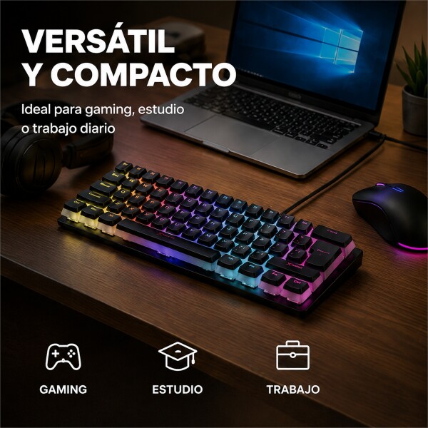 Teclado Mecánico Xtrike Me GK-985P Negro