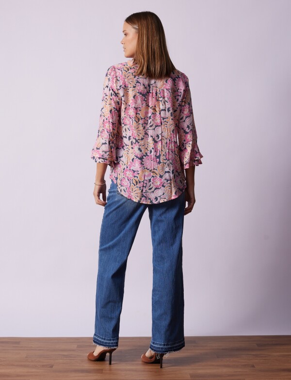 Blusa Flores ROSA/MULTI
