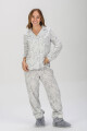 PIYAMA ESTAMPADO ESTAMPADO GRIS