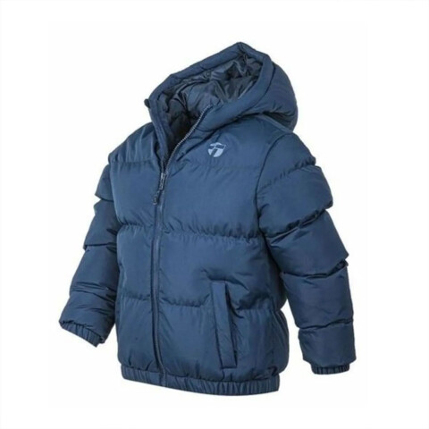 CAMPERA BR PUFFER KIDS II beige milk AZUL CARIBE/CHUMBO/BLANCO