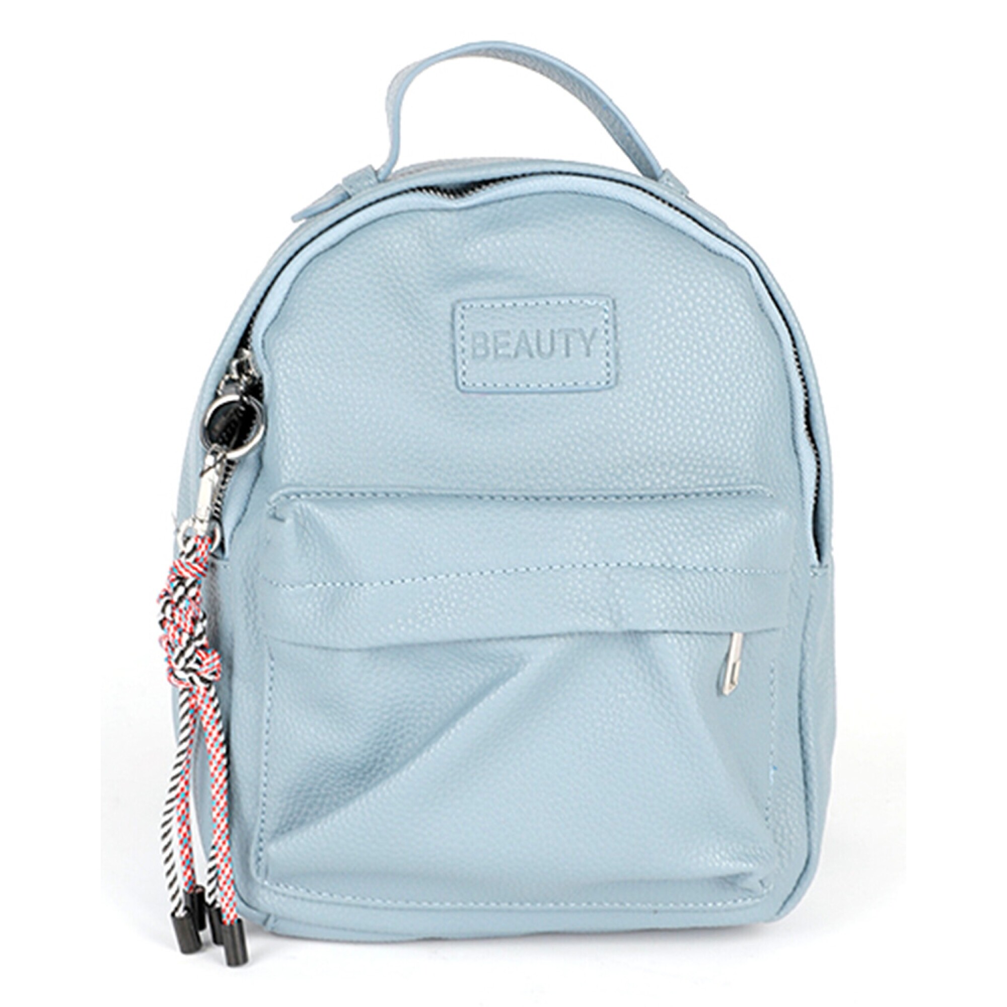 Mochila Canva modelo Sienna en nylon Celeste — Electroventas