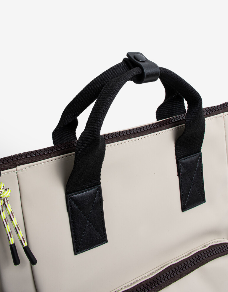 Mochilas Urbanas Engomado Mochila Rue Du Voyage - Blanco Crudo
