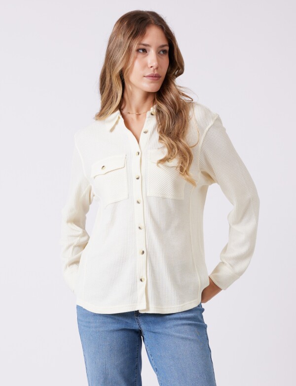 Sobrecamisa Texturada CRUDO