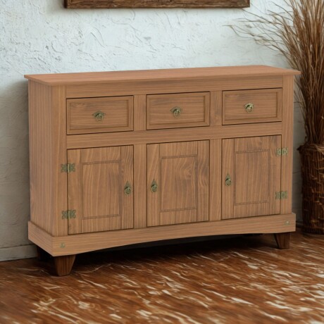 Aparador Lumax 3 Puertas 3 cajones Madera maciza Aparador Lumax 3 Puertas 3 cajones Madera maciza