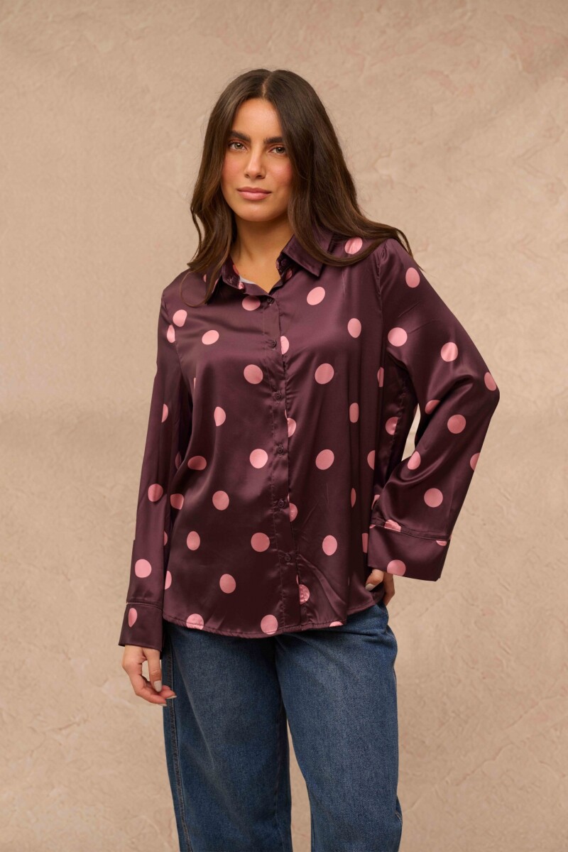 CAMISA AVA ESTAMPADO LUNARES CAMISA AVA ESTAMPADO LUNARES