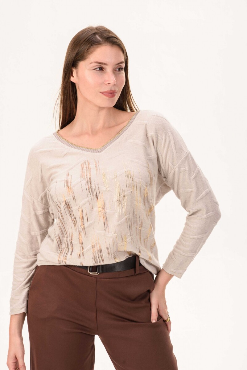 Blusa Ginebra - Beige 