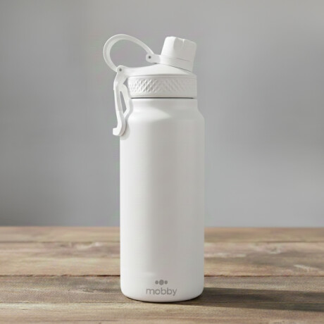 Botella deportiva doble pared 750 ml BLANCO