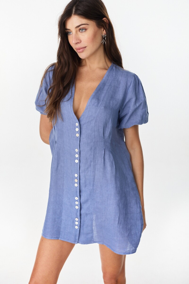 Vestido Poppy Azul