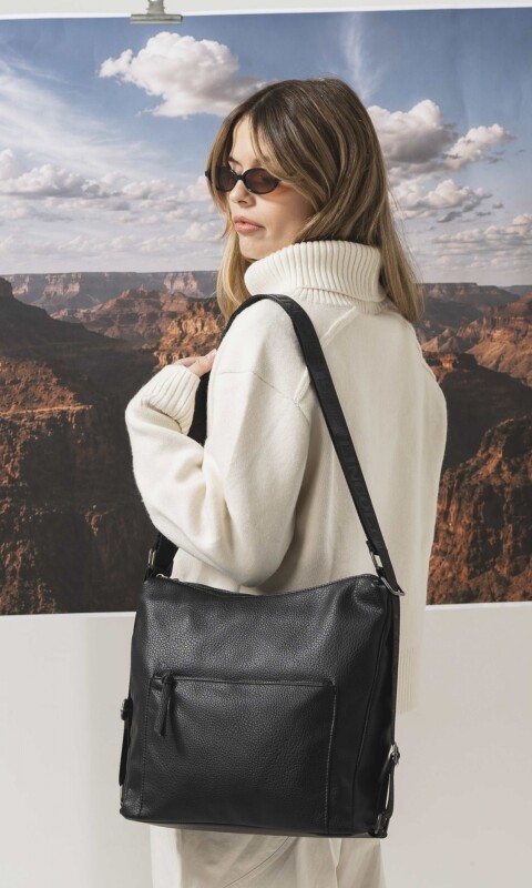 CARTERA MOCHILA KELLY NEGRO