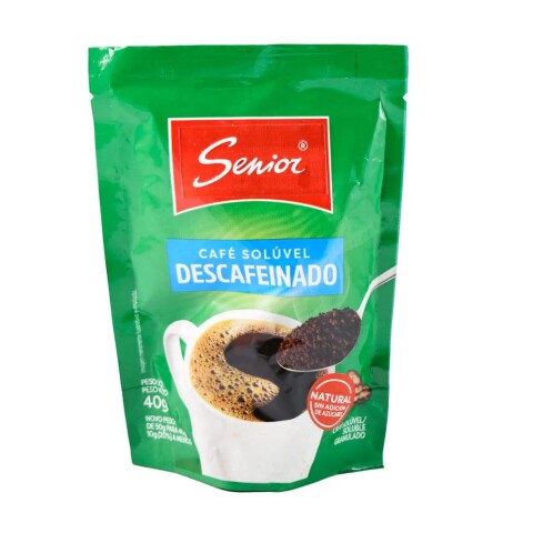 Café Soluble Descafeinado Senior 40g Cafe Senior Descafeinado 40g