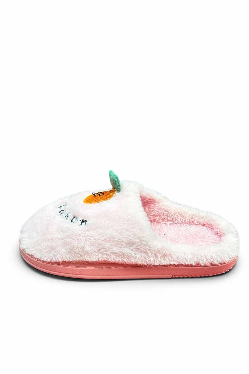 PANTUFLA PELUDITA Naranja
