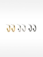 Set De Aros Pequeñas Básicas bicolor