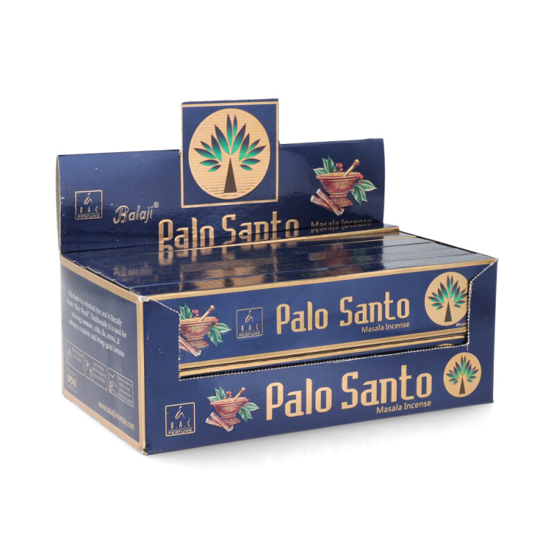 INCIENSO BALAJI CAJA DE MASALA 15GR X12 Palo Santo