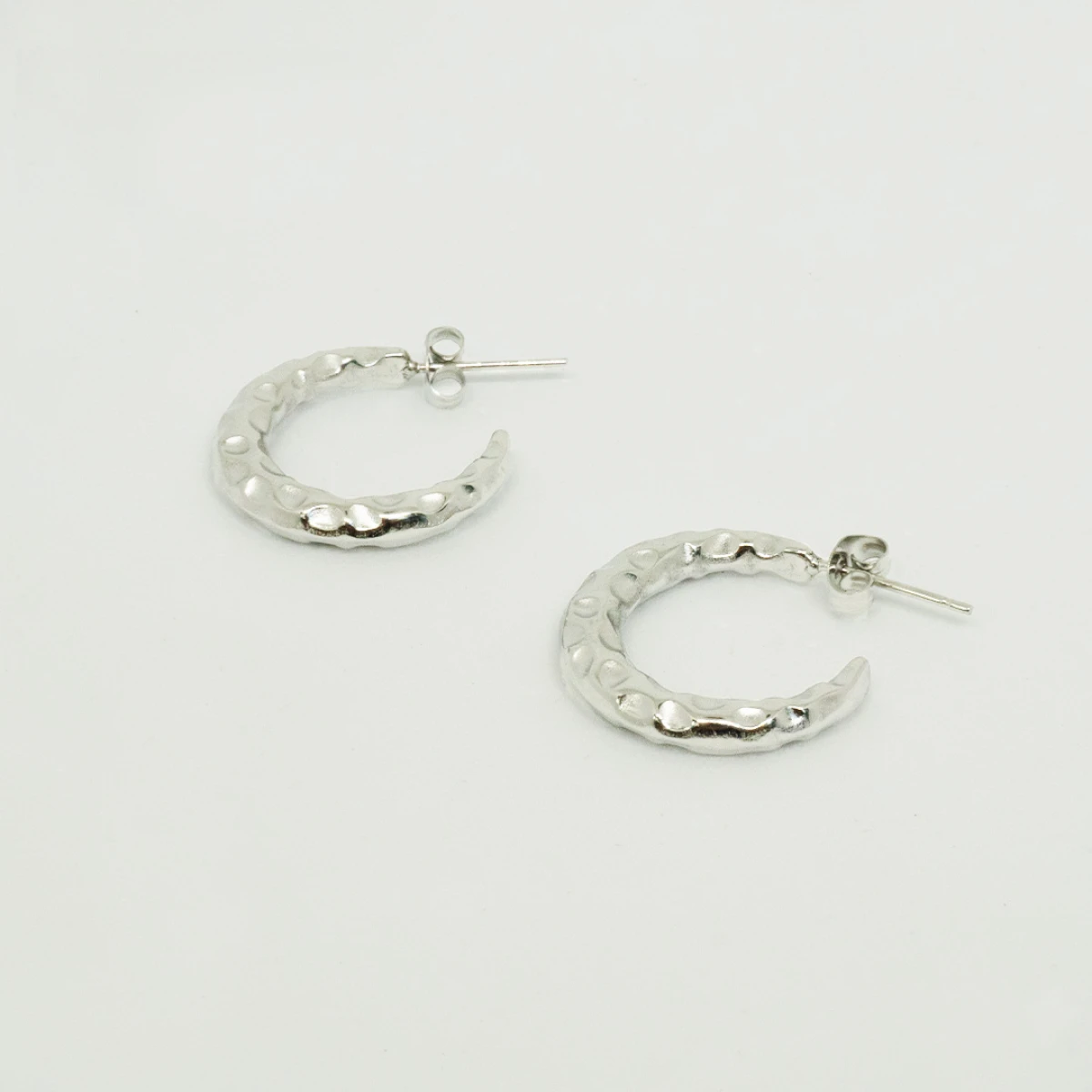 AROS CON RELIEVE AMELIA - PLATEADOS 