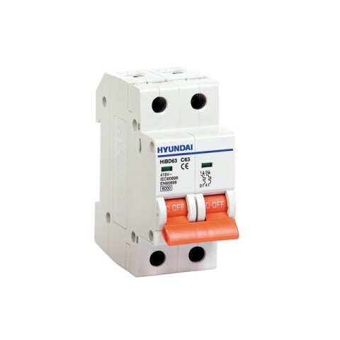 Interruptor termomagnético din 2P 32A 4,5kA HY1232