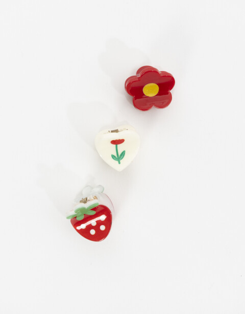 Broches Sets Flores Set De Mini Broches Funny - Combinacion Multicolor